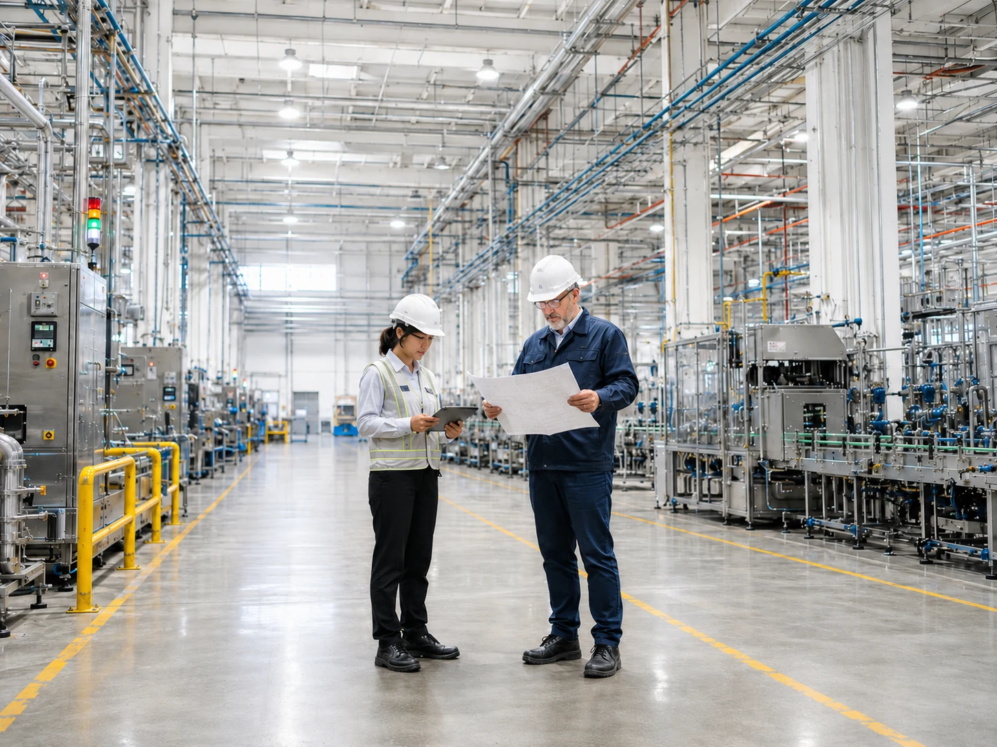 Clean industrial lighting engineering environment for project customization