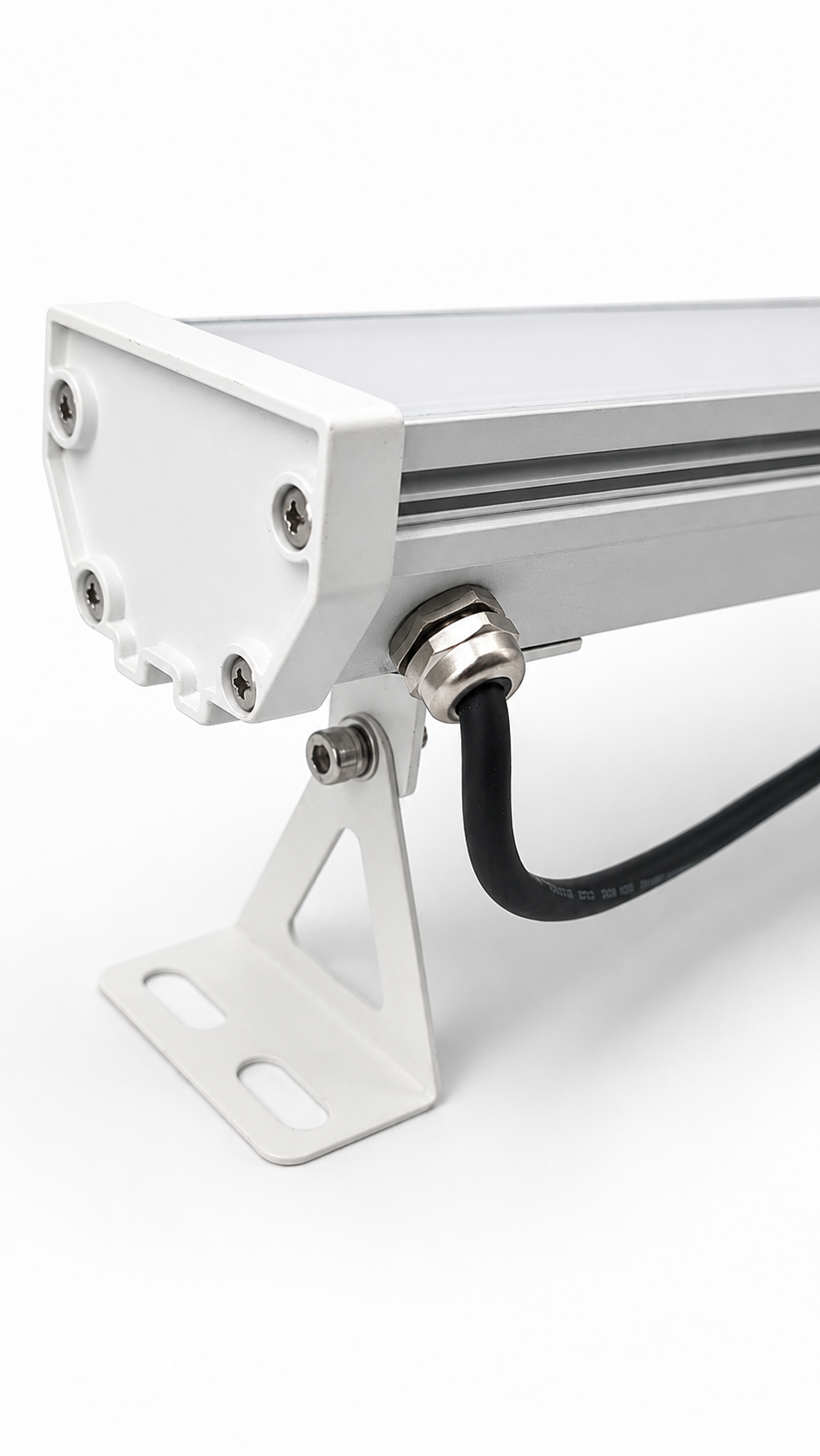 SHIELD-501 linear tunnel light end cap and cable detail