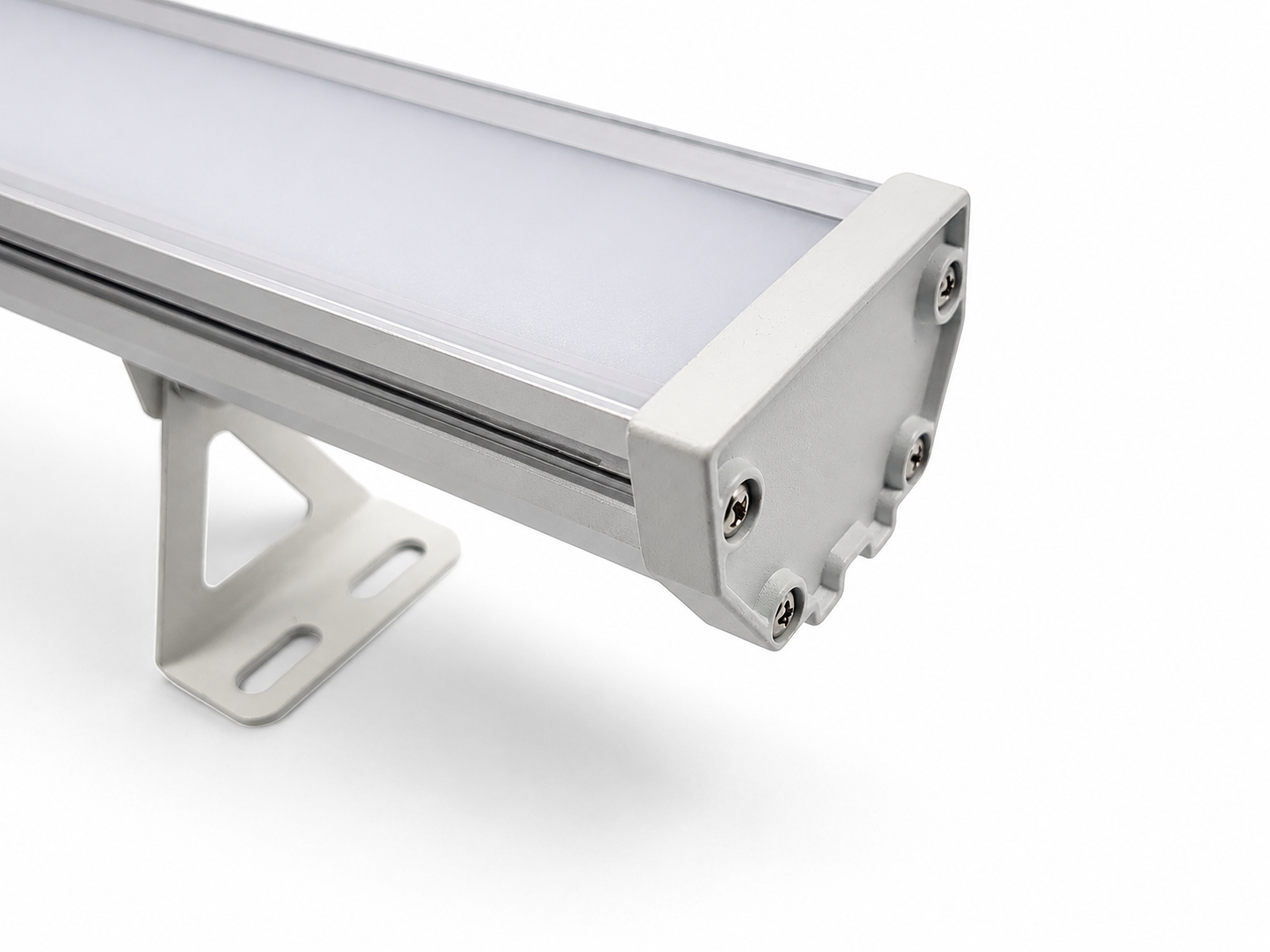 SHIELD-501 linear tunnel light rear bracket mounting detail